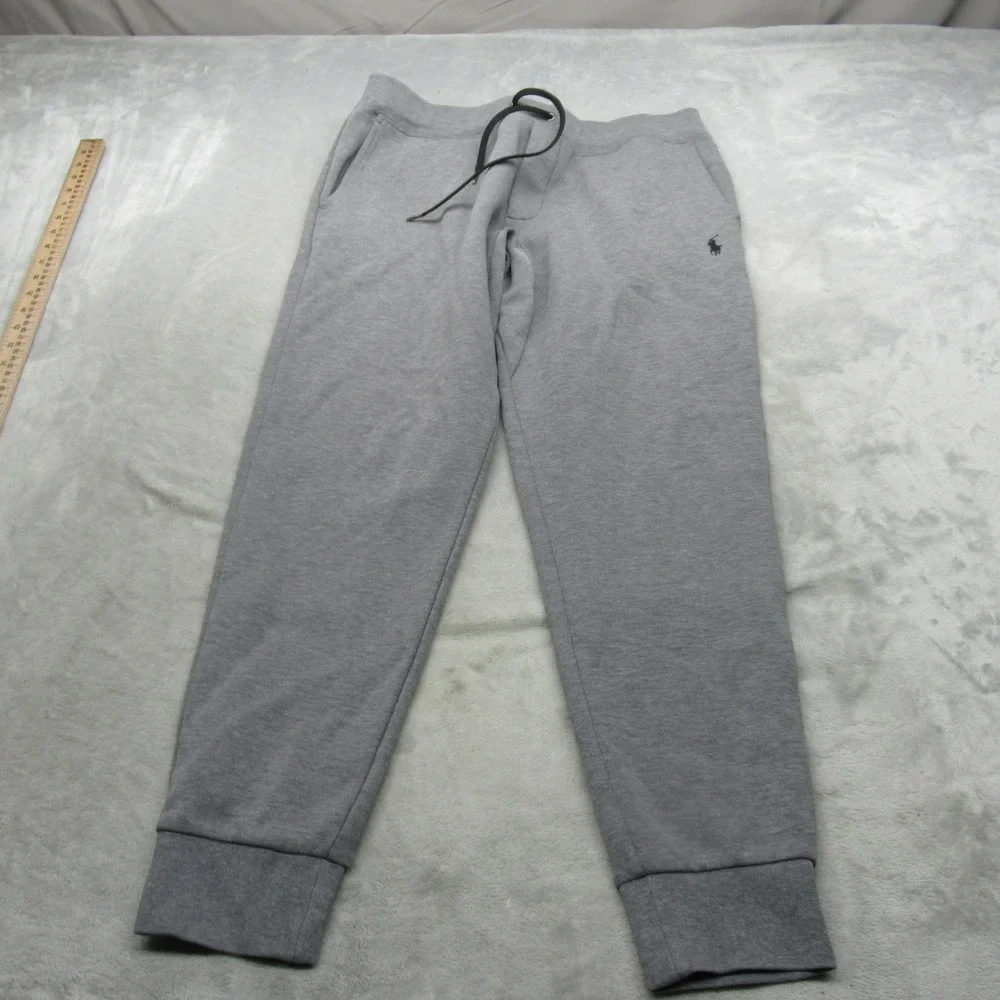 Polo‎ Ralph Lauren Sweat Pants Mens Medium Gray Soft Drawstring Jogger 32x28